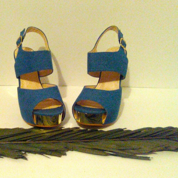 Blue Jean Heels - Picture 2 of 3